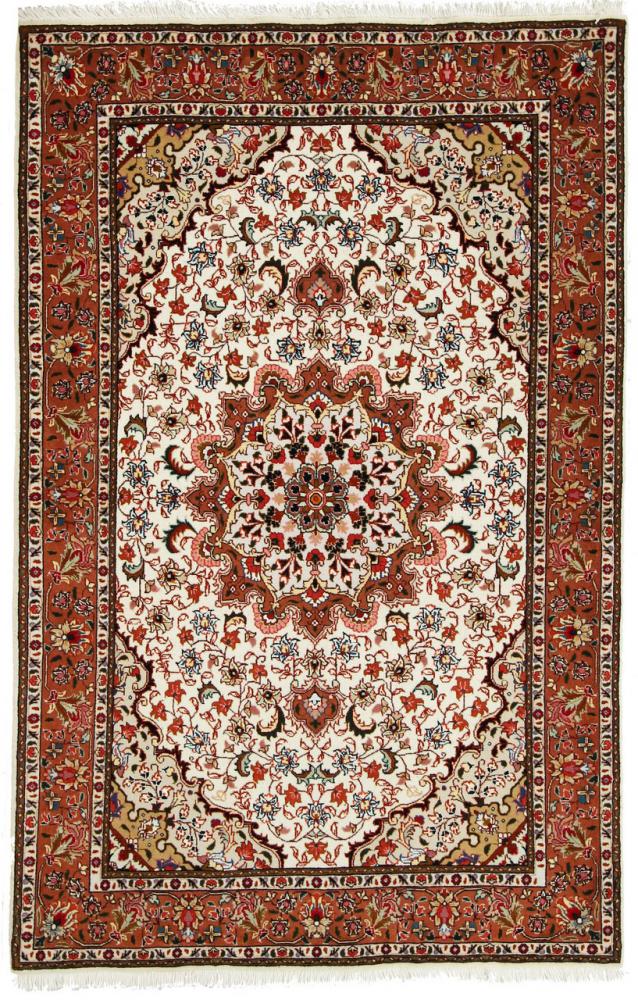 Tapete persa Tabriz 50Raj 156x100 156x100, Tapete persa Atado à mão