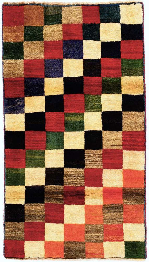 Persian Rug Persian Gabbeh 145x81 145x81, Persian Rug Knotted by hand