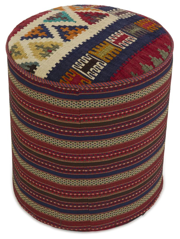 Persisk teppe Kelim Sitz Hocker 44x46 44x46, Persisk teppe Knyttet for hånd