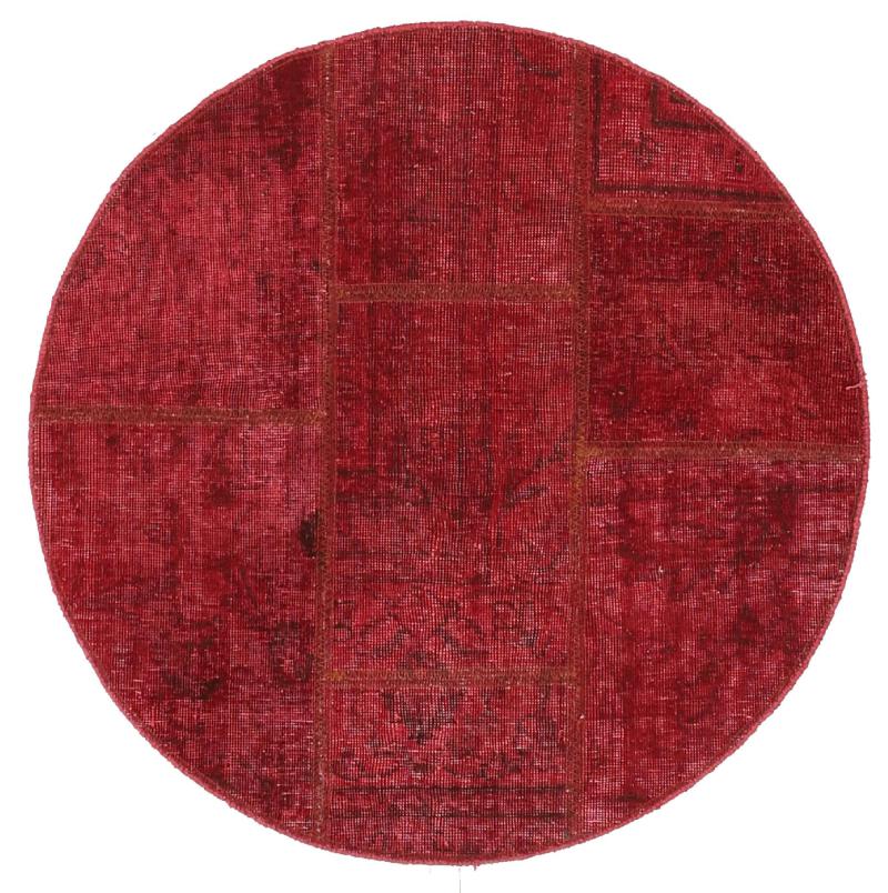  ペルシャ絨毯 パッチワーク 101x101 101x101,  ペルシャ絨毯 手織り