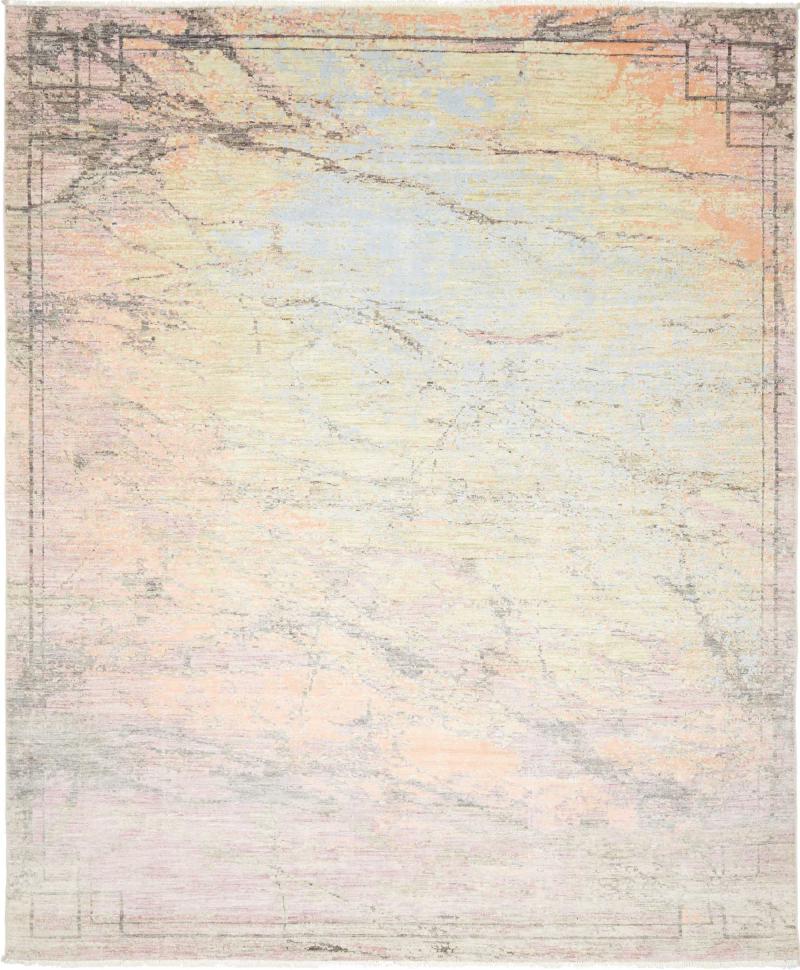 Pakistani rug Design Arijana 9'8"x8'1" 9'8"x8'1", Persian Rug Knotted by hand