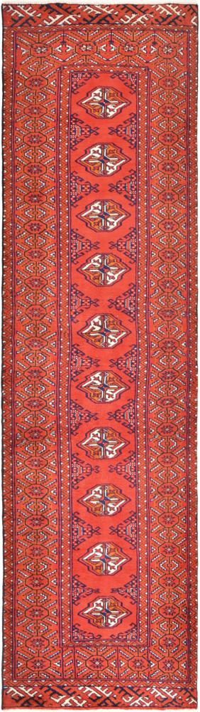 Persian Rug Turkaman 9'1"x2'6" 9'1"x2'6", Persian Rug Knotted by hand