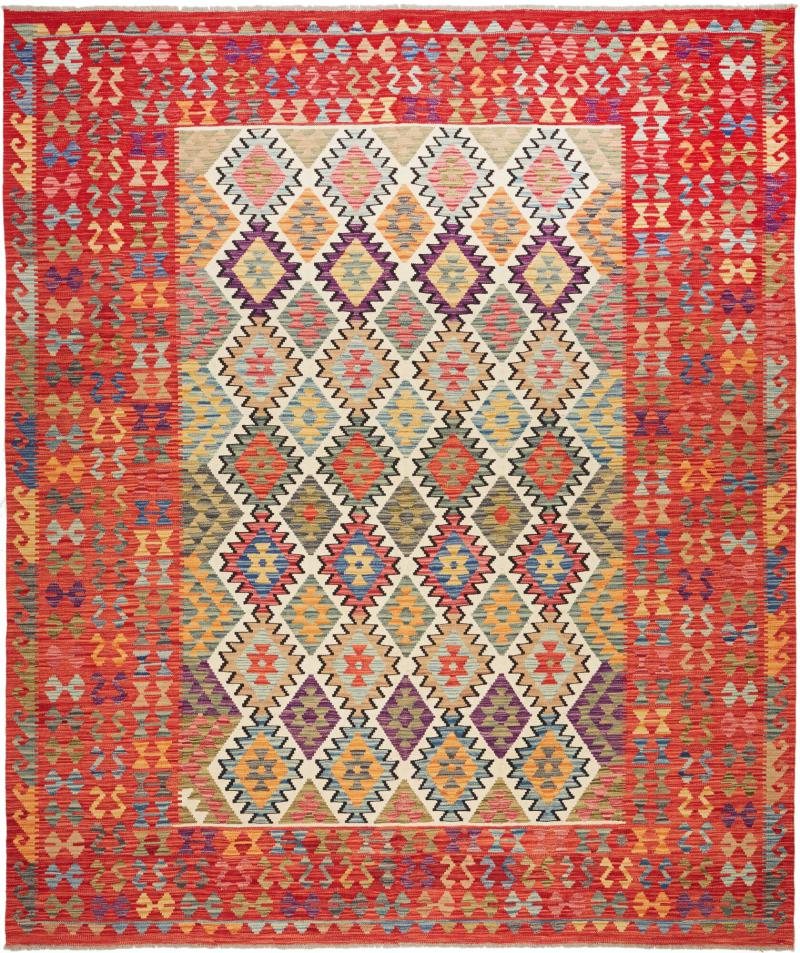 Tapete afegão Kilim Afegão 292x250 292x250, Tapete persa Tecido à mão