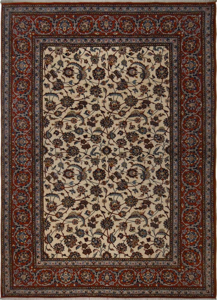 Tapis persan Ispahan 364x264 364x264, Tapis persan Noué à la main