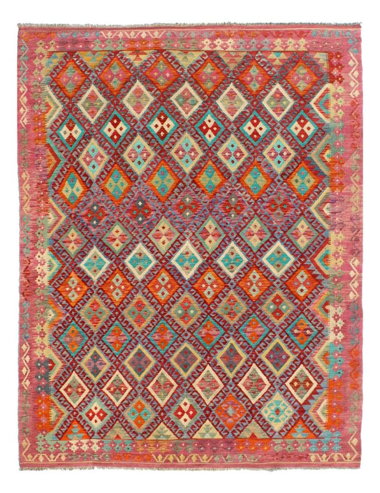 Afghan rug Kilim Afghan 9'8"x7'1" 9'8"x7'1", Persian Rug Woven by hand