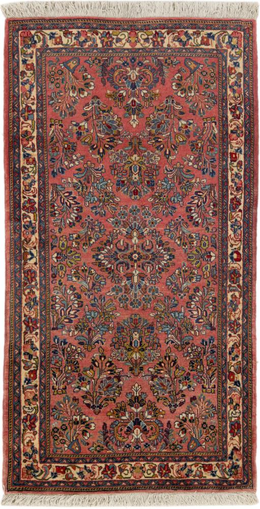 Tappeto persiano Saruk 132x71 132x71, Tappeto persiano Annodato a mano