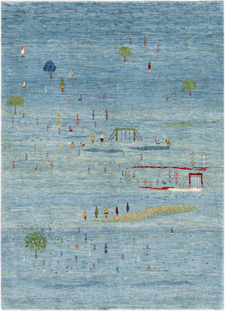 Tapis persan Persan Gabbeh Kashkuli Edition 232x169 232x169, Tapis persan Noué à la main