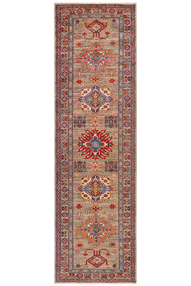 Pakistani rug Kazak Ghazni 303x83 303x83, Persian Rug Knotted by hand