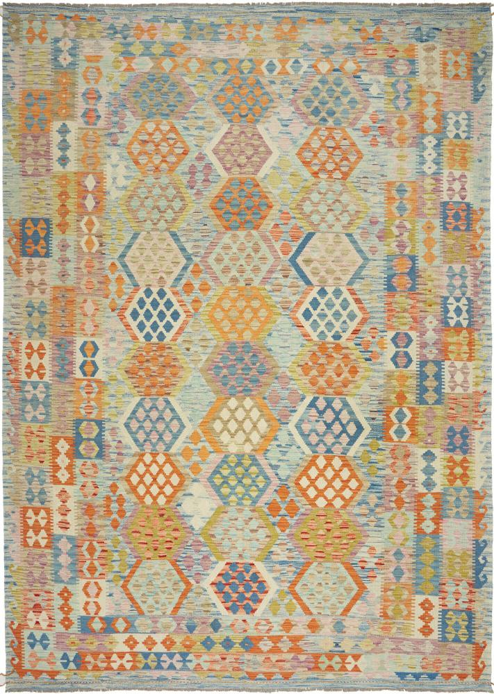 Tapete afegão Kilim Afegão 356x250 356x250, Tapete persa Tecido à mão