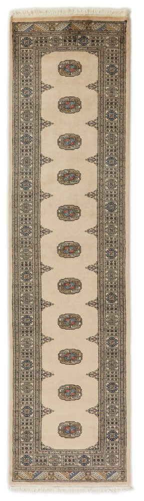 Pakistani rug Pakistan Buchara 2ply 10'2"x2'8" 10'2"x2'8", Persian rug Hand-knotted