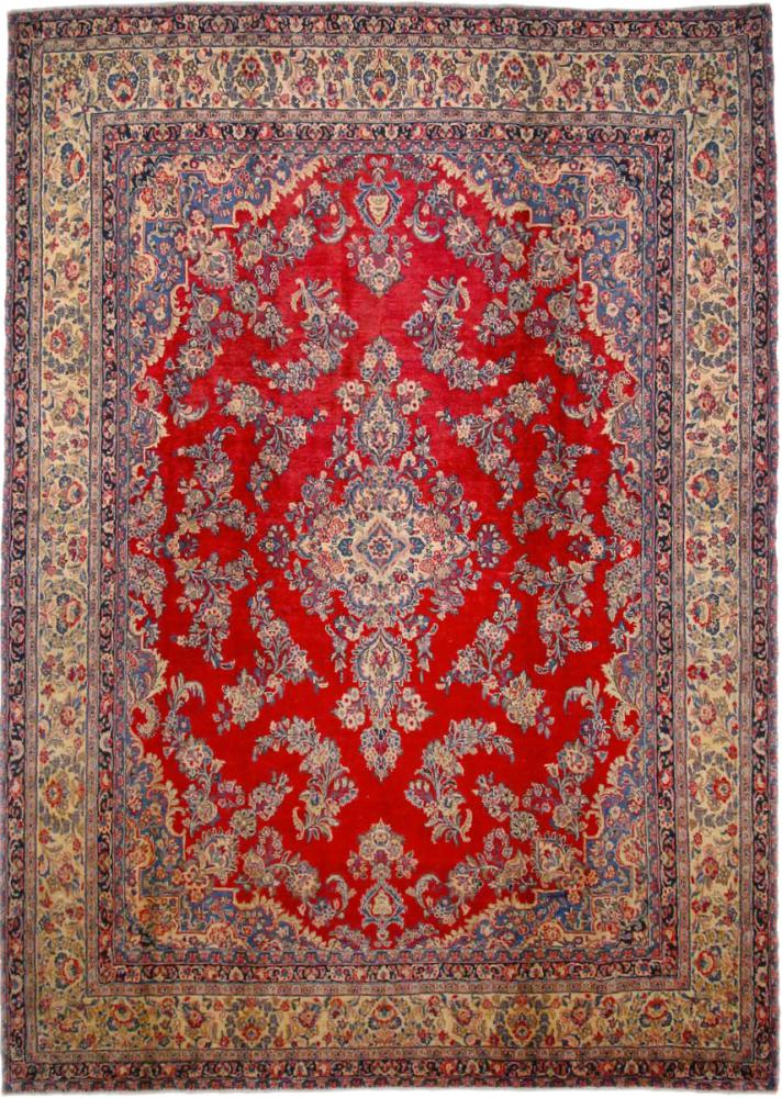 Persian Rug Hamadan 12'0"x8'9" 12'0"x8'9", Persian Rug Knotted by hand