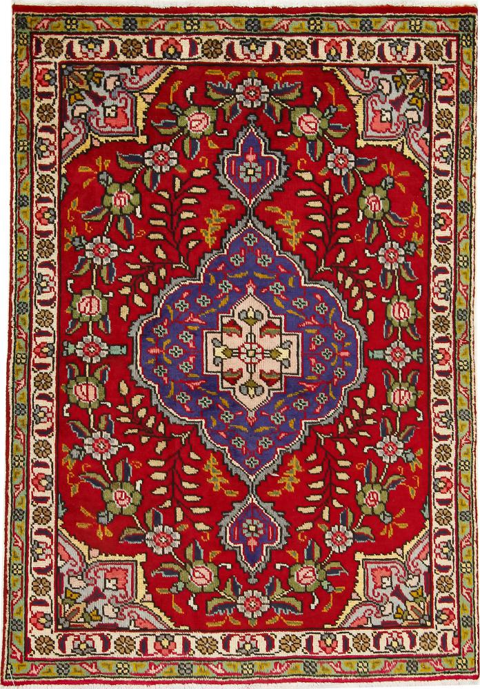 Tapete persa Tabriz 140x96 140x96, Tapete persa Atado à mão