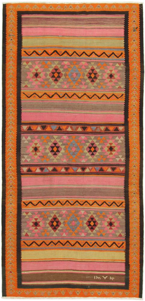 Tapete persa Kilim Fars Azerbaijan Antigo 315x151 315x151, Tapete persa Tecido à mão