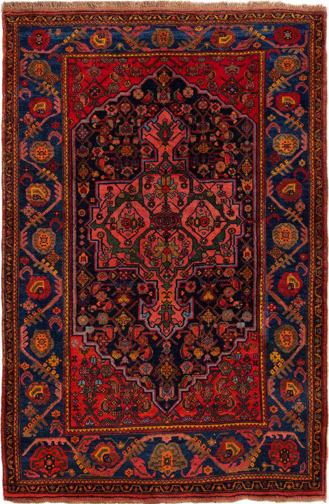 Tapis persan Bidjar 194x129 194x129, Tapis persan Noué à la main
