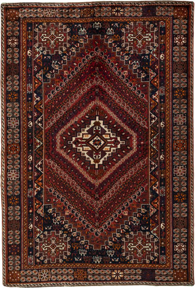 Alfombra persa Shiraz 258x177 258x177, Alfombra persa Anudado a mano