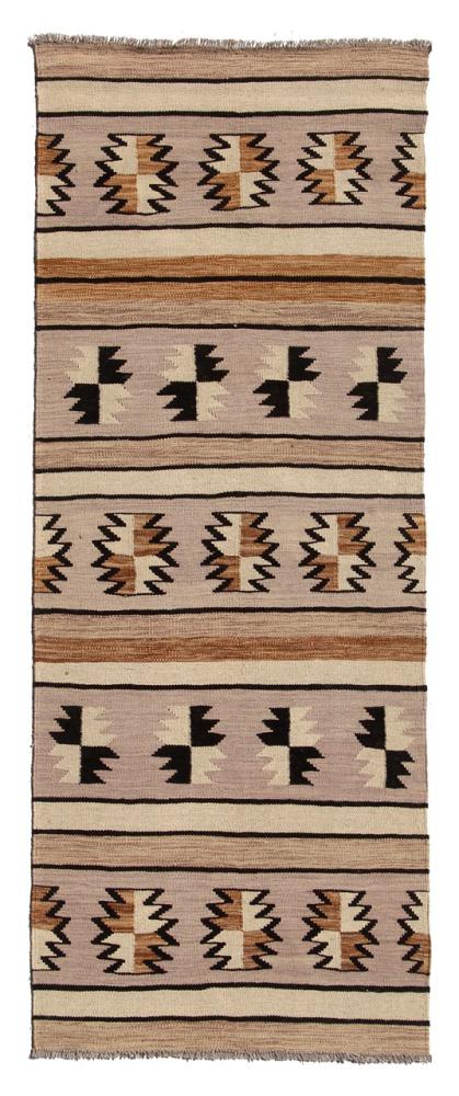 Afghanischer Teppich Kelim Afghan 201x81 201x81, Perserteppich Handgewebt