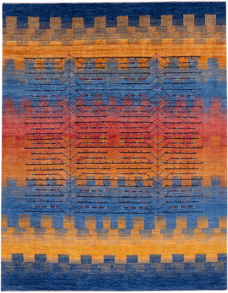 Tapis persan Persan Gabbeh Loribaft Essence 271x209 271x209, Tapis persan Noué à la main