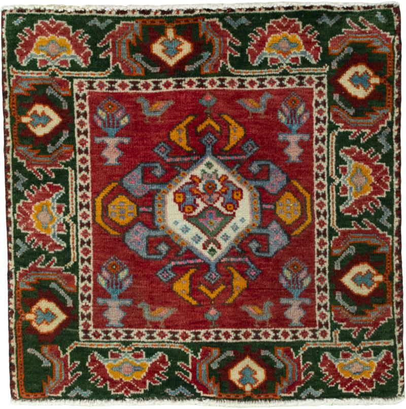Perzisch tapijt Shiraz 59x58 59x58, Perzisch tapijt Handgeknoopte
