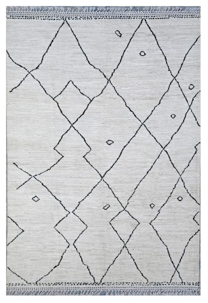 Pakistansk tæppe Berber Contemporary 294x205 294x205, Persisk tæppe Håndknyttet
