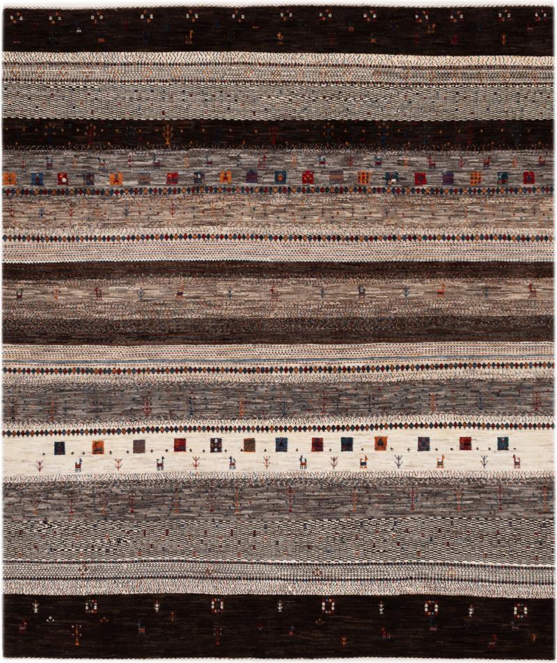 Περσικό χαλί Περσία Γκάμπεθ Kashkuli Edition 234x199 234x199, Περσικό χαλί Οι κόμποι έγιναν με το χέρι