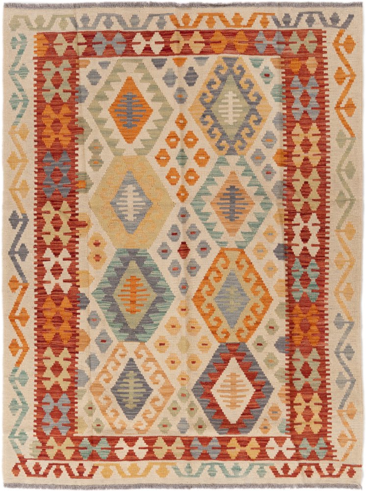 Afganistanilainen matto Kelim Afghan 172x130 172x130, Persialainen matto Käsinkudottu
