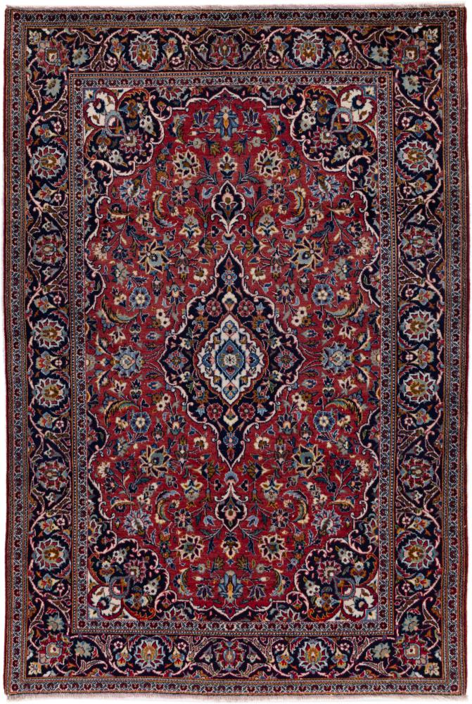 Covor persan Kashan 207x139 207x139, Covor persan Înnodat manual