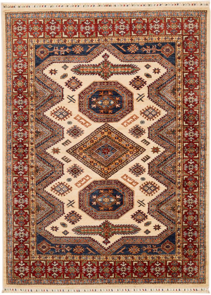 Afghaans tapijt Super Kazak 212x155 212x155, Perzisch tapijt Handgeknoopte
