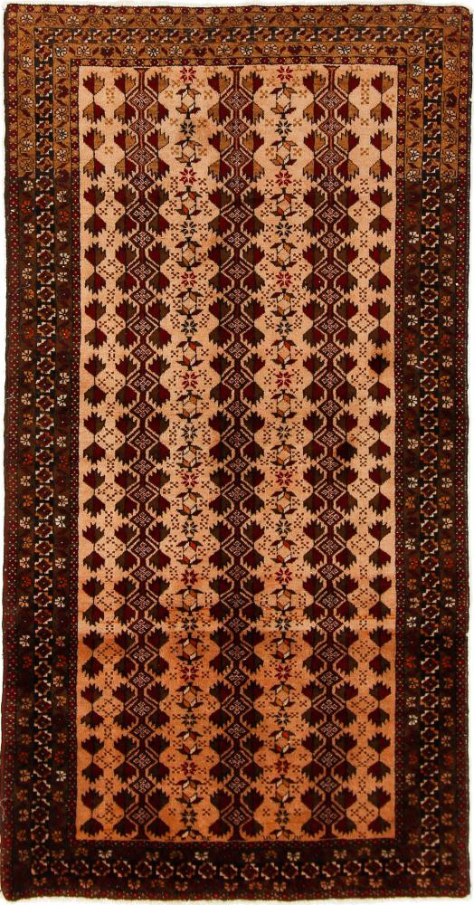 Tapis persan Baloutche 195x100 195x100, Tapis persan Noué à la main