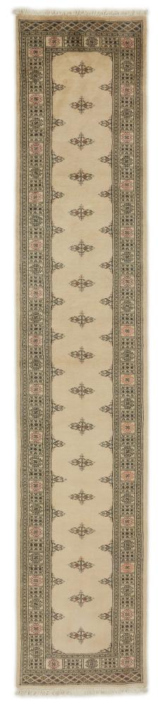 Pakistani rug Pakistan Buchara 3ply 13'0"x2'7" 13'0"x2'7", Persian Rug Knotted by hand