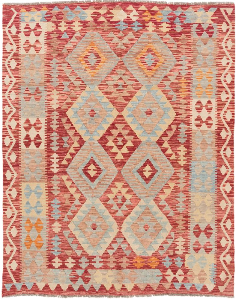 Tapete afegão Kilim Afegão 200x159 200x159, Tapete persa Tecido à mão