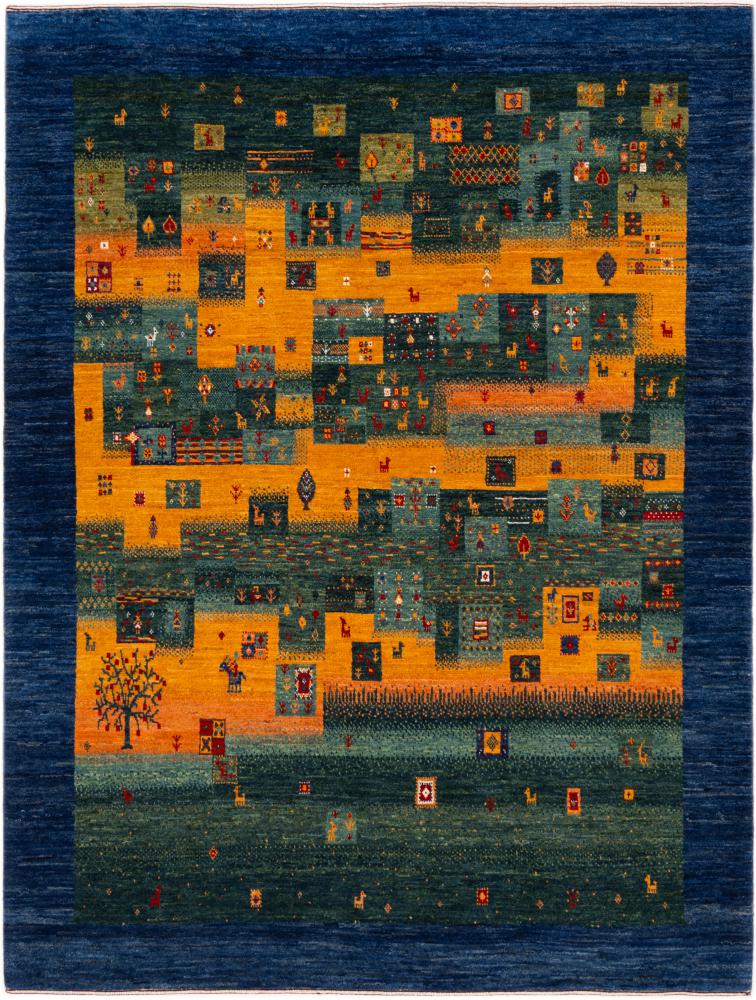 Alfombra persa Persia Gabbeh Loribaft Nowbaft 199x153 199x153, Alfombra persa Anudado a mano