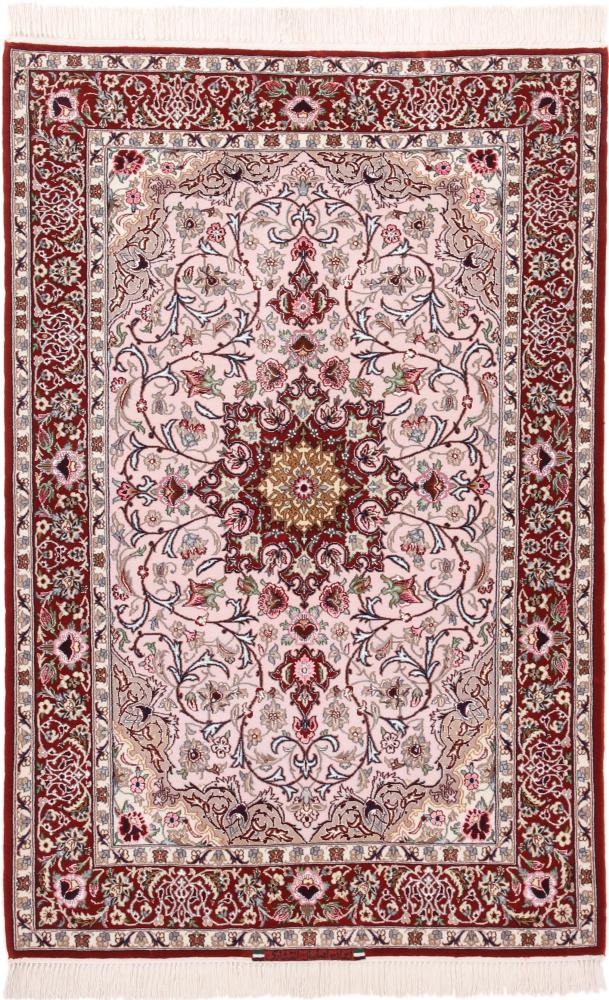 Persialainen matto Isfahan Silkkiloimi 169x109 169x109, Persialainen matto Solmittu käsin