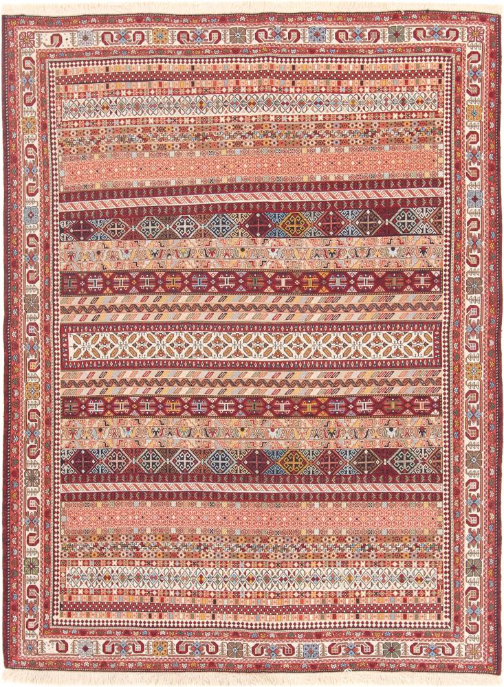 Persian Rug Kilim Soozani 193x144 193x144, Persian Rug Woven by hand