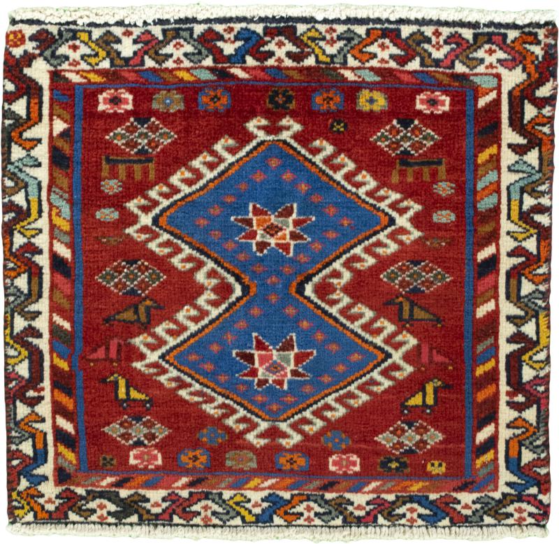 Persialainen matto Shiraz 57x54 57x54, Persialainen matto Solmittu käsin