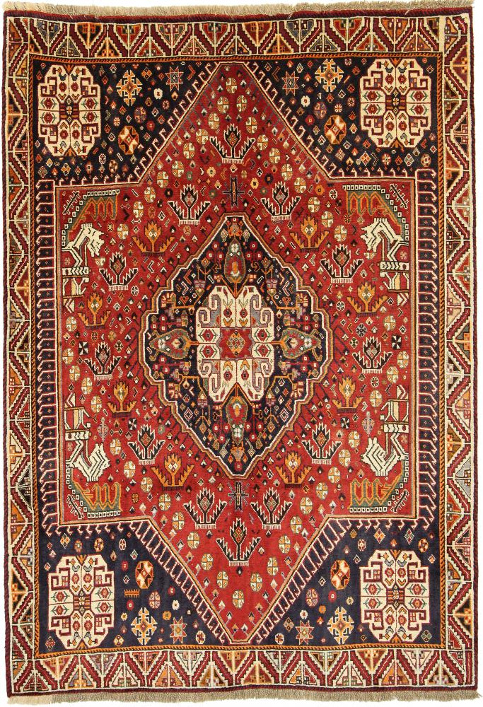 Persisk tæppe Ghashghai 243x168 243x168, Persisk tæppe Knyttet i hånden