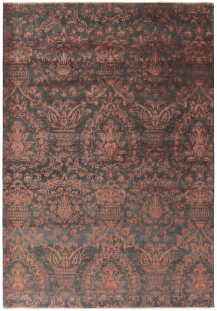 Indo rug Sindhi 9'11"x6'9" 9'11"x6'9", Persian Rug Knotted by hand