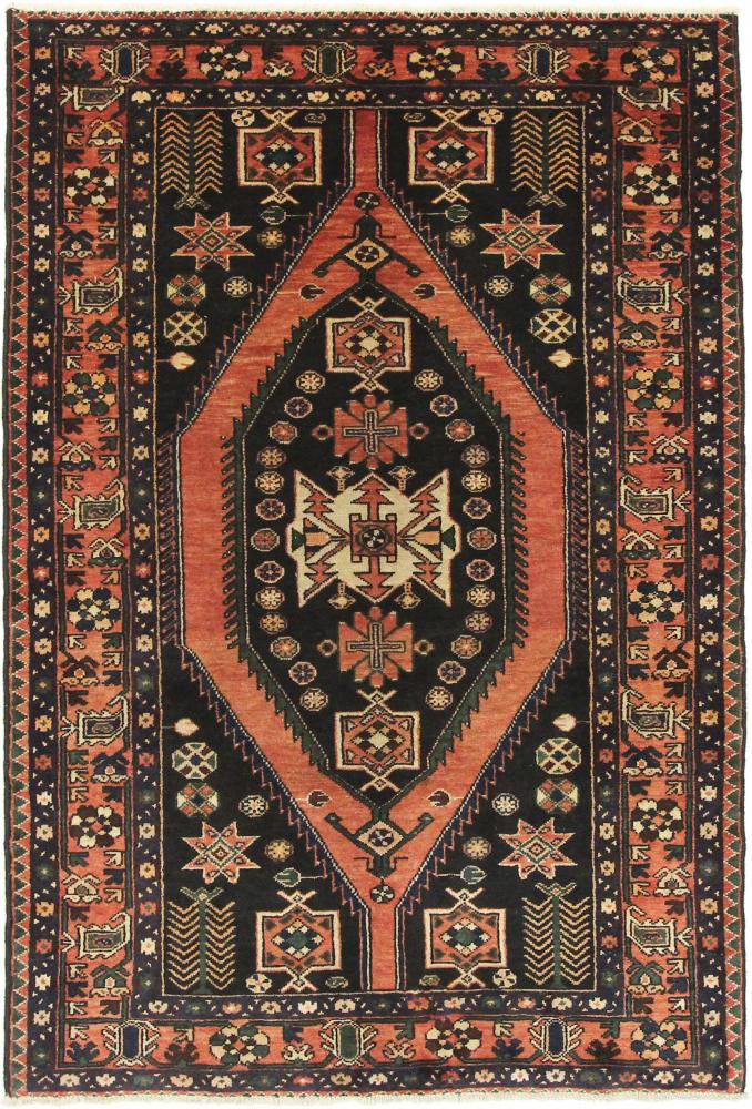 Persisk tæppe Shahsavan 205x139 205x139, Persisk tæppe Knyttet i hånden