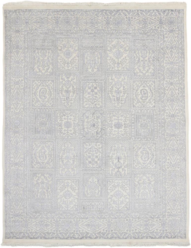 Indisk tæppe Indo Tabriz 243x191 243x191, Persisk tæppe Knyttet i hånden