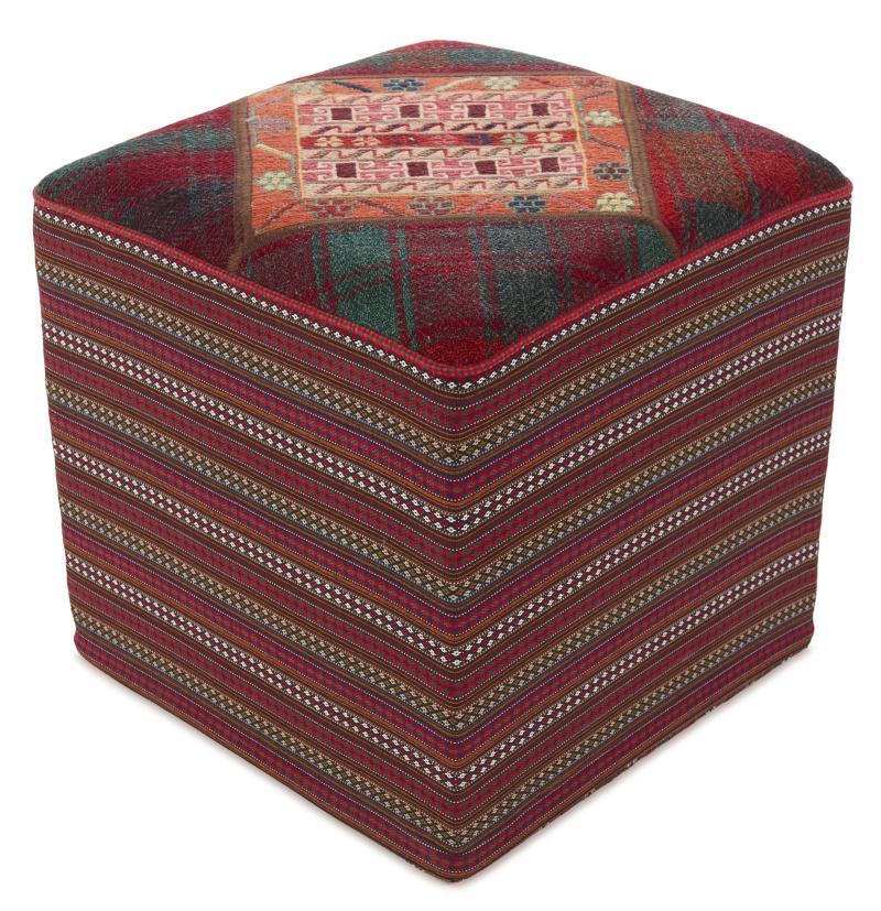 Περσικό χαλί Κιλίμ Hocker 46x46 46x46, Περσικό χαλί Χειροποίητη ύφανση