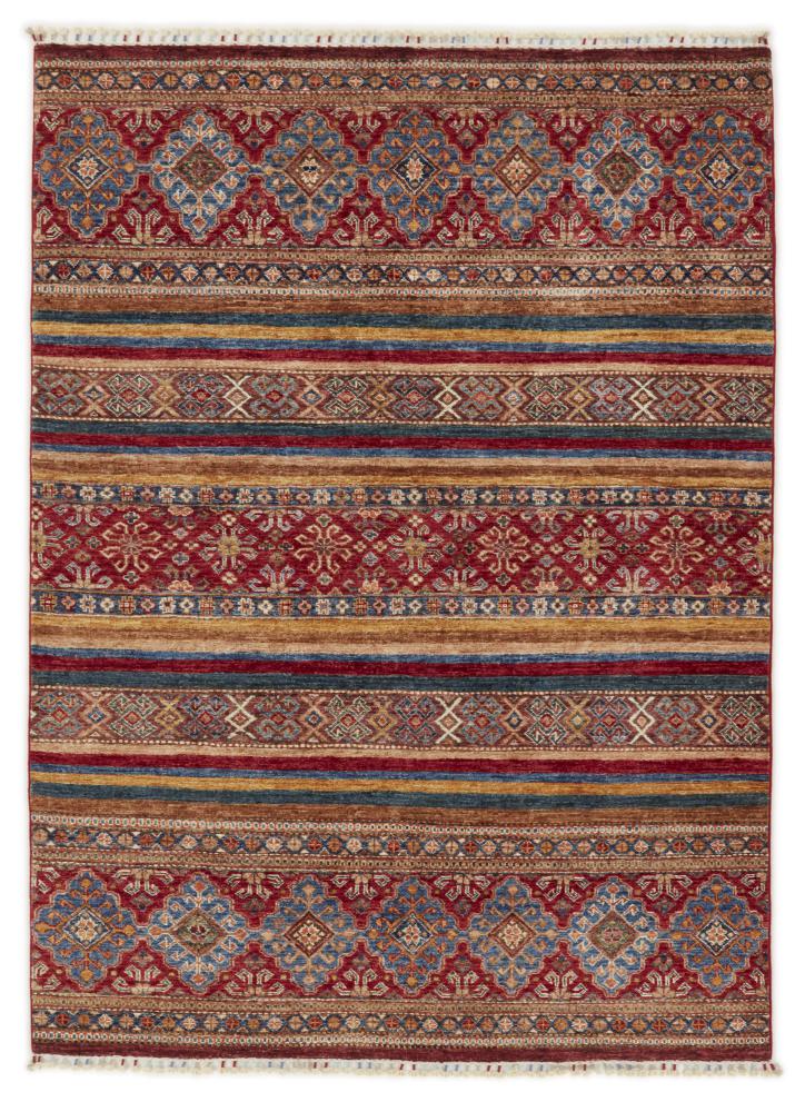 Tapis afghan Arijana Shaal 209x154 209x154, Tapis persan Noué à la main