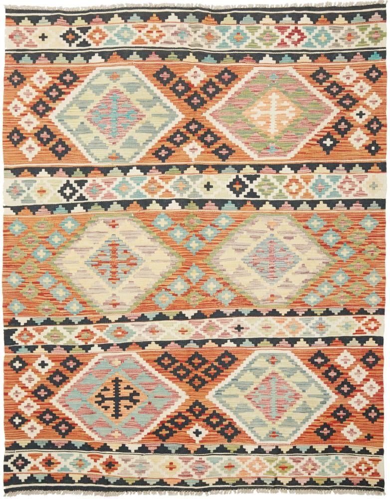 Tapete afegão Kilim Afegão 201x158 201x158, Tapete persa Tecido à mão