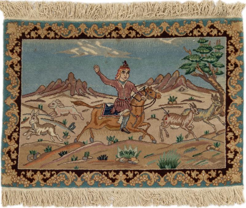 Persian Rug Tabriz 86x61 86x61, Persian Rug Knotted by hand