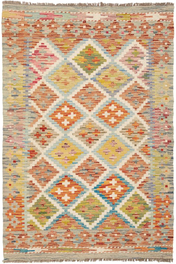 Alfombra afgana Kilim Afghan 129x85 129x85, Alfombra persa Tejido a mano
