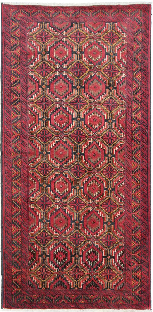 Tapete persa Balúchi 207x102 207x102, Tapete persa Atado à mão