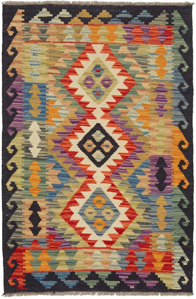 Tapete afegão Kilim Afegão 126x87 126x87, Tapete persa Tecido à mão