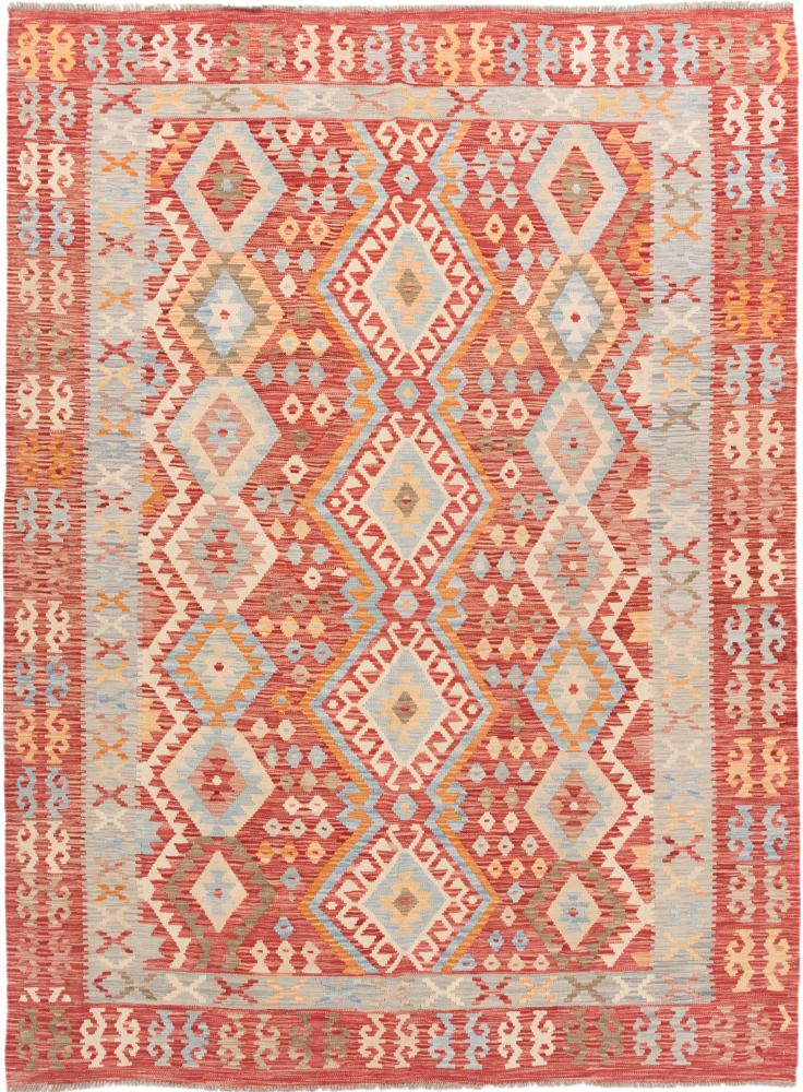 Tapis afghan Kilim Afghan 286x215 286x215, Tapis persan Tissé à la main