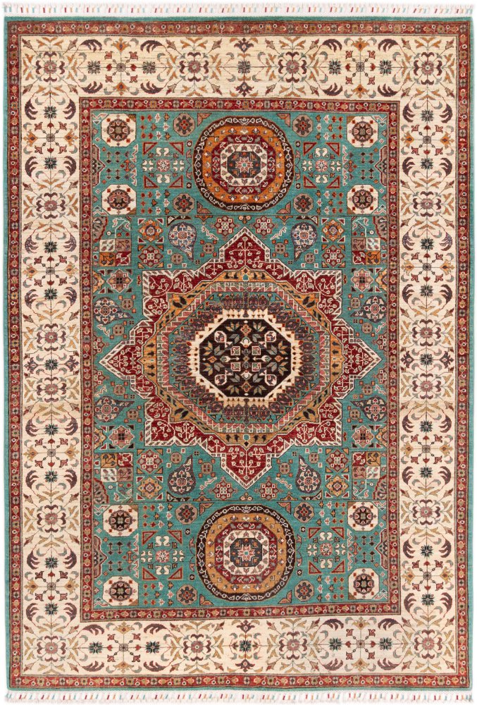 Tapis pakistanais Mamluk 253x177 253x177, Tapis persan Noué à la main