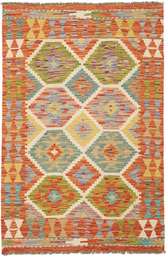Afghaans tapijt Kilim Afghan 127x82 127x82, Perzisch tapijt Handgeweven