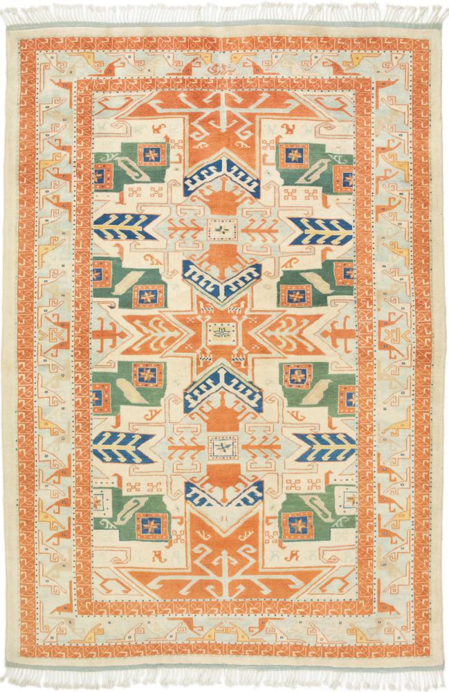 Venäläinen matto Kazak 232x154 232x154, Persialainen matto Solmittu käsin