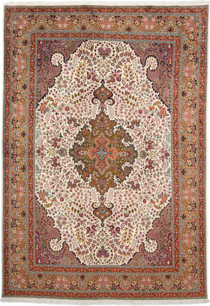 Tapete persa Tabriz 40Raj 296x204 296x204, Tapete persa Atado à mão